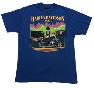 1994 Harley Davidson Roaring Into The Future Single Stitch Shirt Size Large - Beyond 94