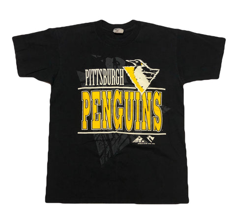 1993 Pittsburgh Penguins Single Stitch Shirt Size Large - Beyond 94