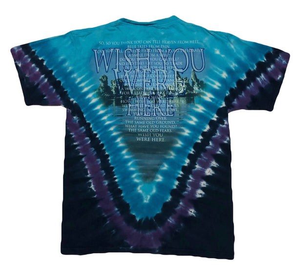 2002 Pink Floyd Wish You Were Here Liquid Blue Shirt Size Large - Beyond 94