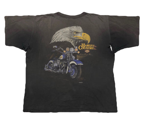 Vintage 90s Harley Davidson Fun-wear Distressed Single Stitch Shirt Size XX-Large - Beyond 94