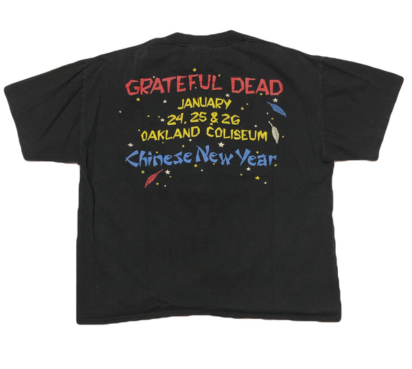 1994 Grateful Dead Chinese New Year Single Stitch Tour Shirt Size X-Large - Beyond 94