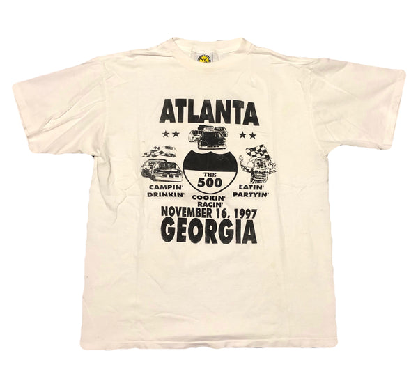 1997 Atlanta Georgia Nascar Single Stitch Shirt Size X-Large - Beyond 94