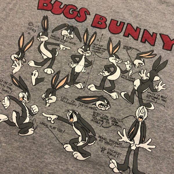 Vintage 90s Looney Tunes Bugs Bunny Single Stitch Shirt Size X-Large - Beyond 94