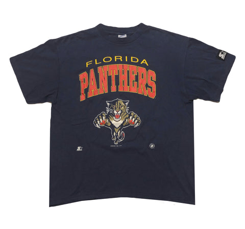 1993 Florida Panthers Single Stitch Shirt Size Large - Beyond 94