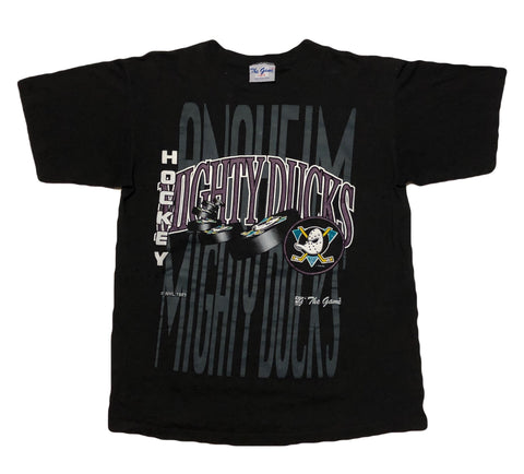 1993 Anaheim Mighty Ducks Single Stitch Shirt Size Large - Beyond 94