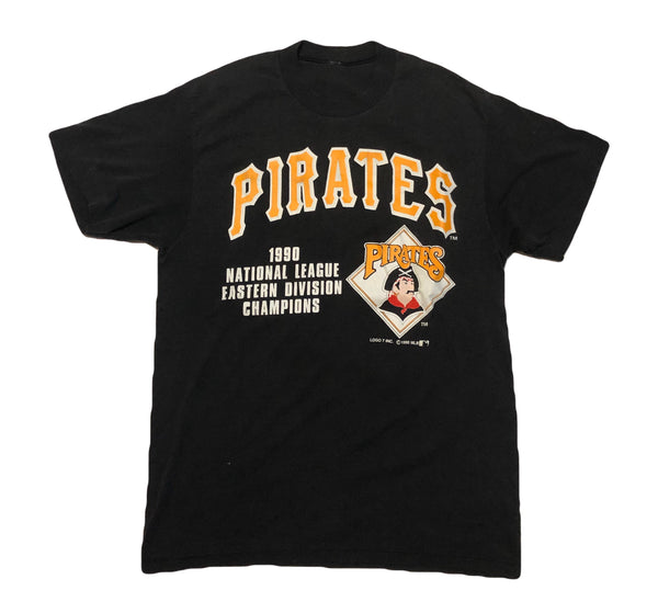 1990 Pittsburgh Pirates NL East Champions Single Stitch Shirt Size Medium - Beyond 94