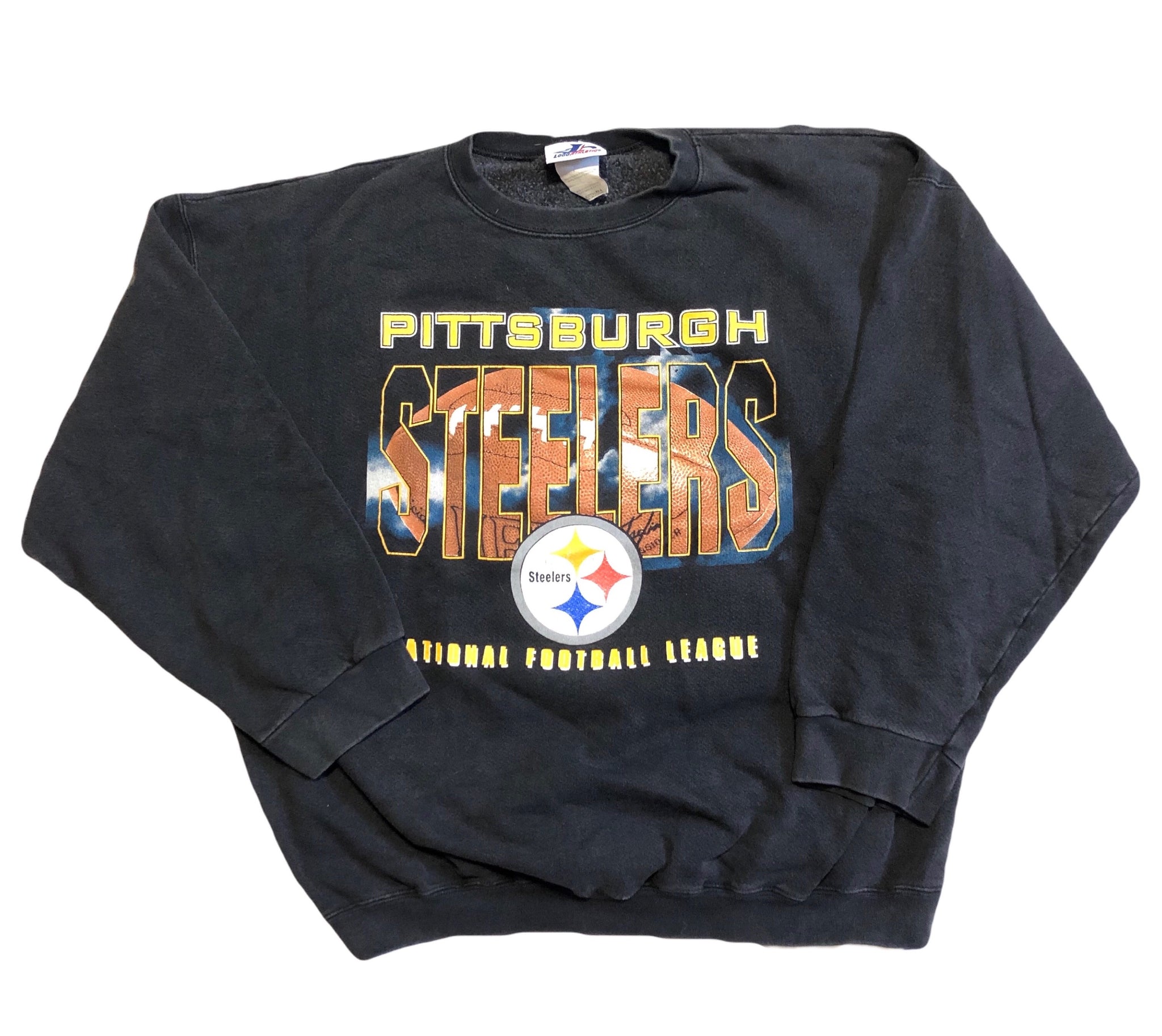 Vintage 90s Pittsburgh Steelers Sweatshirt Size X-Large - Beyond 94