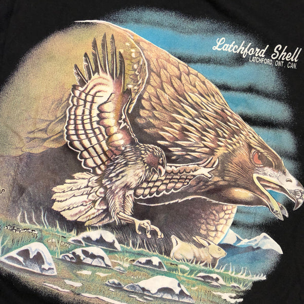 Vintage 90s Latchford Shell Eagle Single Stitch Shirt | Beyond 94