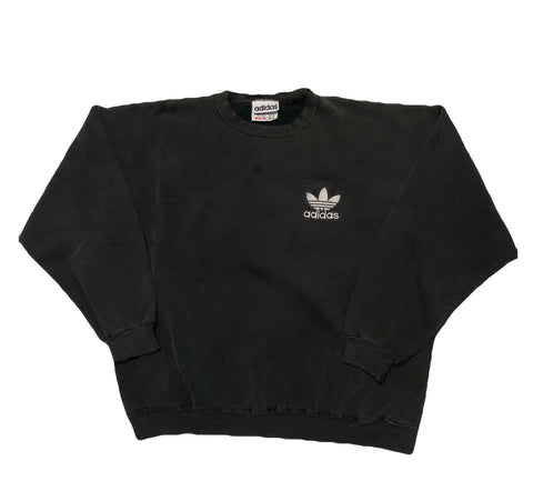 Vintage 90s Adidas Trefoil Distressed Sweatshirt | Beyond 94