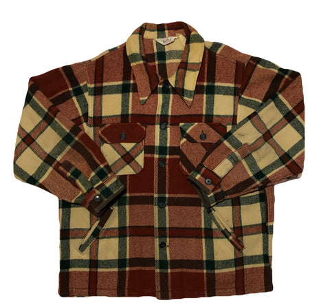 Vintage 80s Woolrich Plaid Wool Coat | Beyond 94