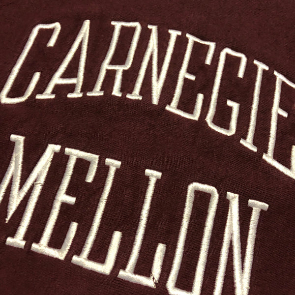 Vintage 90s Carnegie Mellon Reverse Weave Champion Sweatshirt Size Large