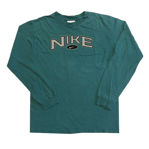 Vintage 90s Nike Spellout Logo L/s Shirt | Beyond 94