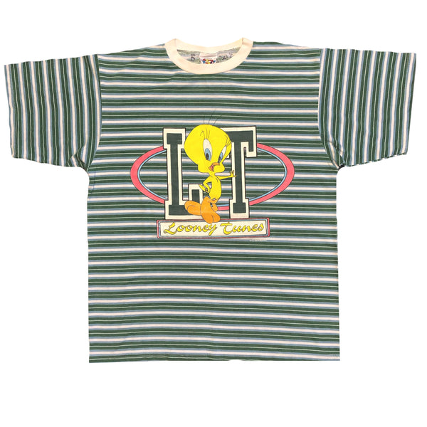 1996 Looney Tunes Tweety Striped Shirt | Beyond 94