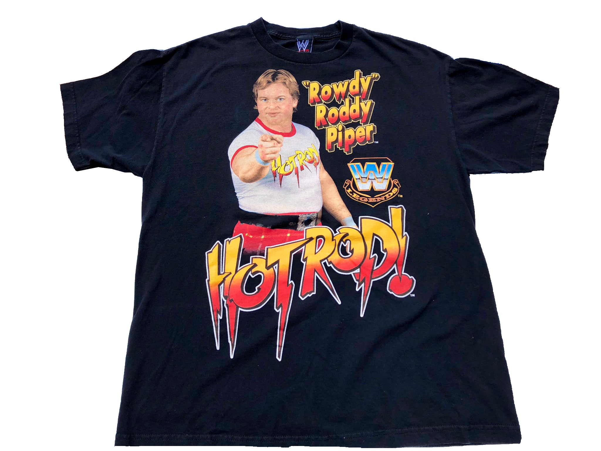 2007 WWE Rowdy Roddy Piper "Hot Rod" Shirt X-Large Black - Beyond 94