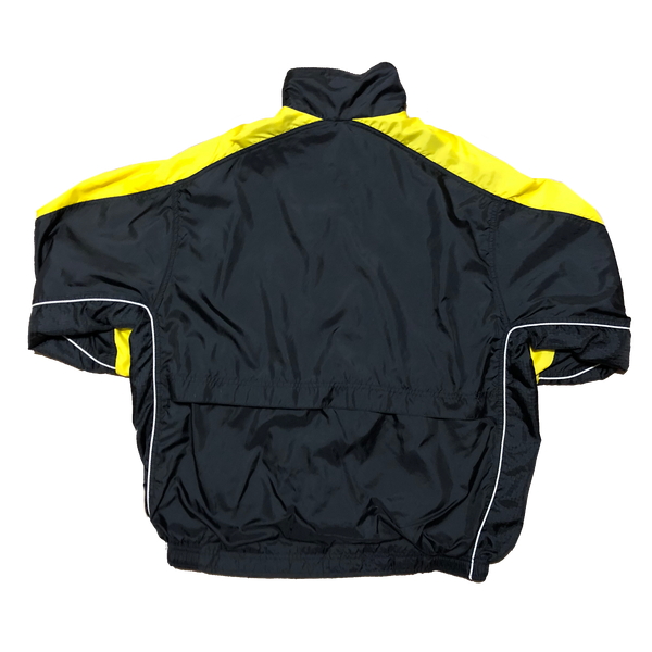 Vintage 90s Nike Windbreaker Jacket Black/Yellow Size Medium - Beyond 94