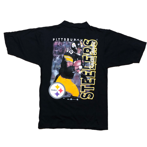 1997 Pittsburgh Steelers Kordell Stewart Shirt Black Size Medium - Beyond 94