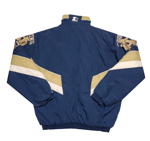 Vintage 90s Notre Dame Fighting Irish Starter Puffer Jacket | Beyond 94