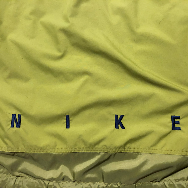 Vintage 90s Nike Parka Jacket Acid Yellow Size X-Large - Beyond 94