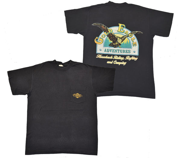 Vintage 80s Forest Trail Gold Eagle Single Stitch Pocket T Shirt | Beyond 94