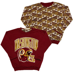 Vintage 90s Washington Redskins Reversible Sweatshirt | Beyond 94