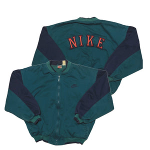 Vintage 90s Nike Spellout Varsity Bomber Jacket | Beyond 94