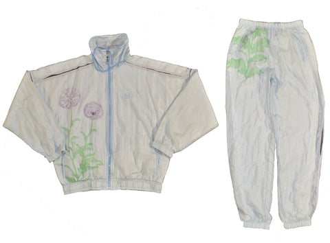 Vintage 90s DSWT Sergio Tacchini Floral Tracksuit Set Size X-Large (44)