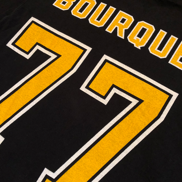 90's Pro Layer Boston Bruins "Ray Bourque" Shirt Black Size Large - Beyond 94