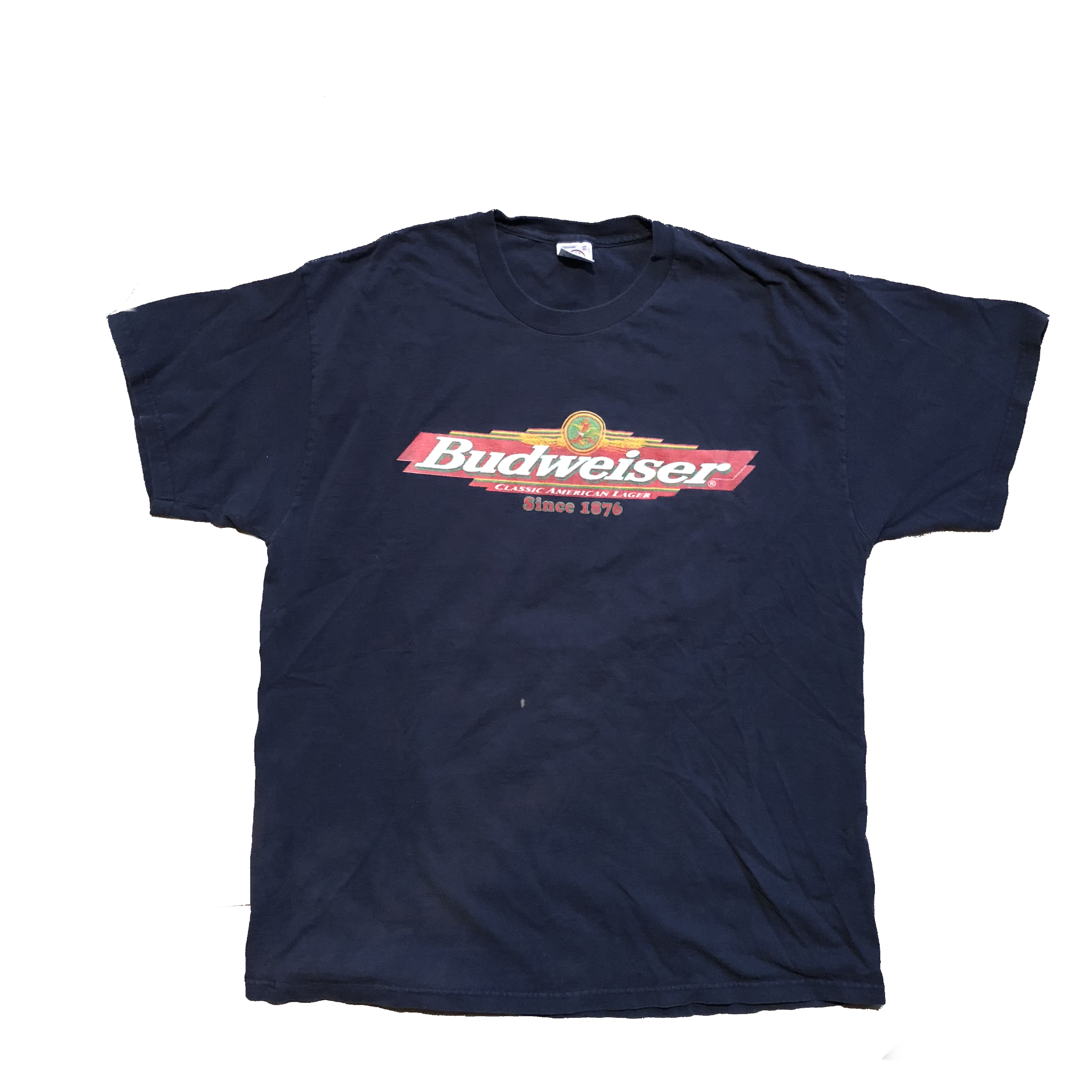 1998 Budweiser "This Buds for You" Navy Shirt Size X-Large - Beyond 94