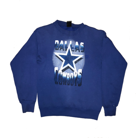 1994 NFL "Dallas Cowboys USA" Blue Crewneck Size Medium - Beyond 94