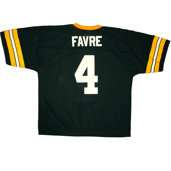 90's Logo Athletic Green Bay Packers "Brett Favre" Home Jersey Size Large - Beyond 94