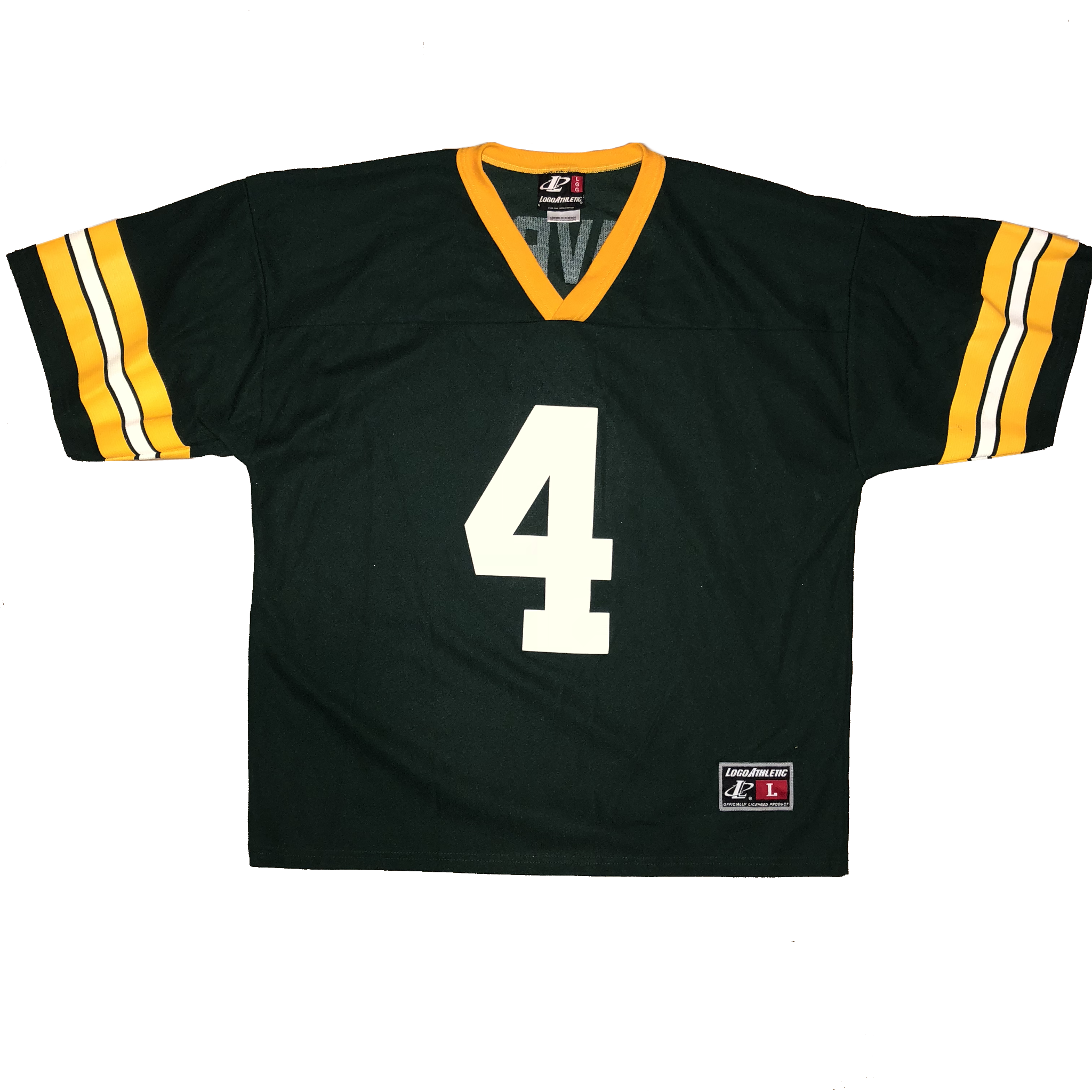 90's Logo Athletic Green Bay Packers "Brett Favre" Home Jersey Size Large - Beyond 94