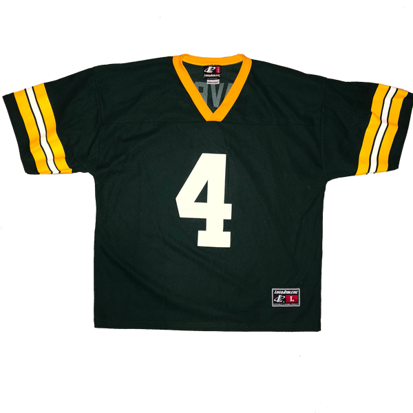 90's Logo Athletic Green Bay Packers "Brett Favre" Home Jersey Size Large - Beyond 94