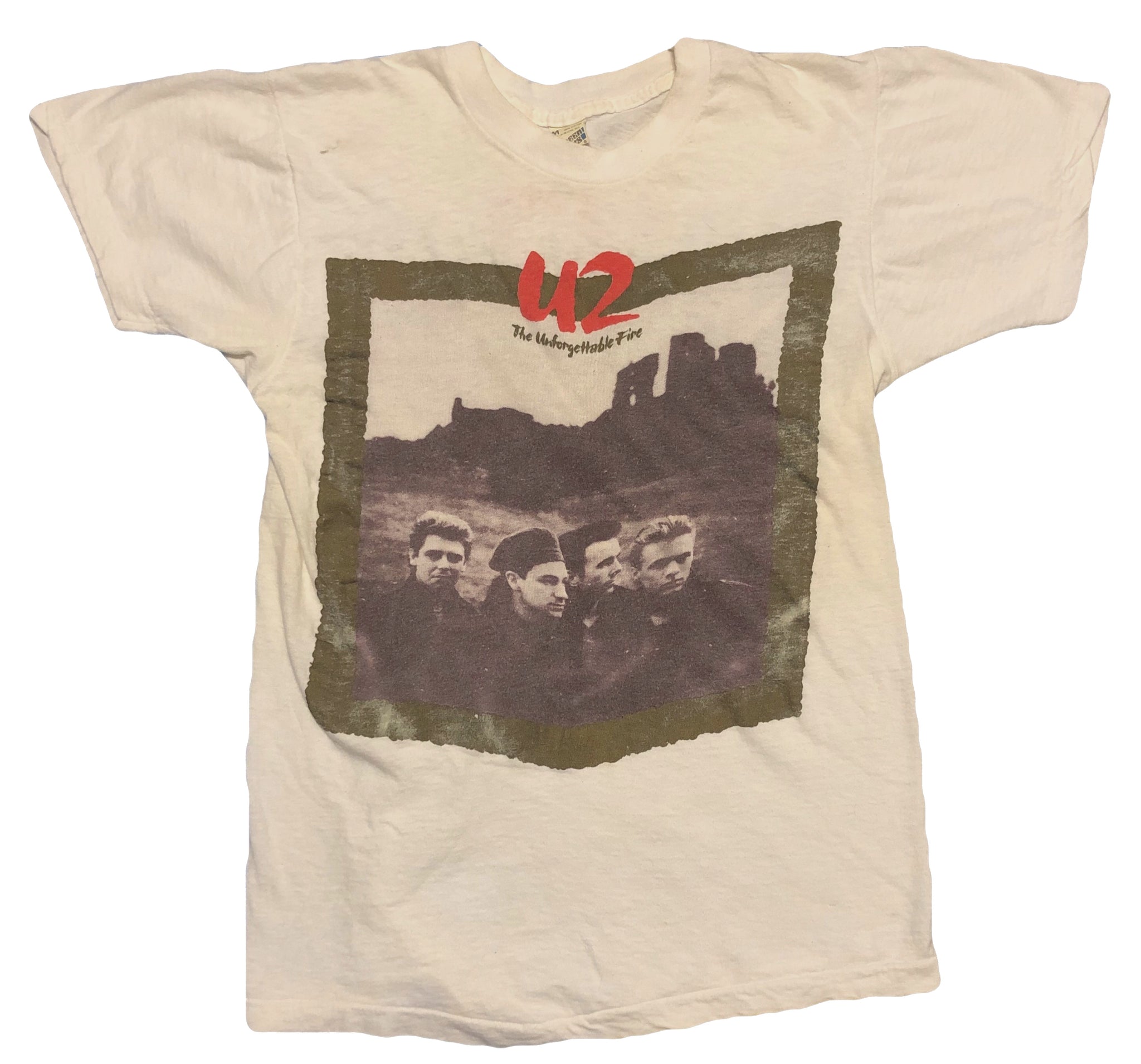 Vintage 1985 U2 The Unforgettable Fire Tour Shirt | Beyond 94