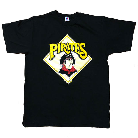 Vintage 90s Pittsburgh Pirates Shirt Black Size X-Large - Beyond 94