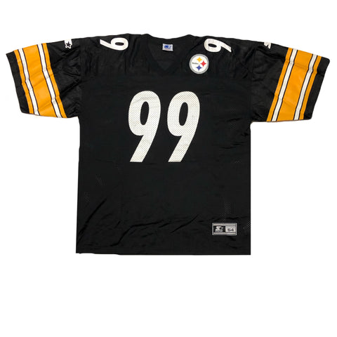 Vintage 90s Pittsburgh Steelers Levon Kirkland Starter Jersey | Beyond 94