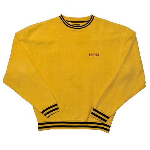 Vintage Chaps Ralph Lauren Sweatshirt Yellow Size Large - Beyond 94