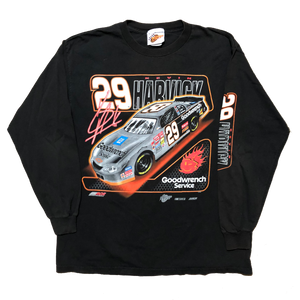 2005 Kevin Harvick Nascar L/s Shirt Black Size Large - Beyond 94