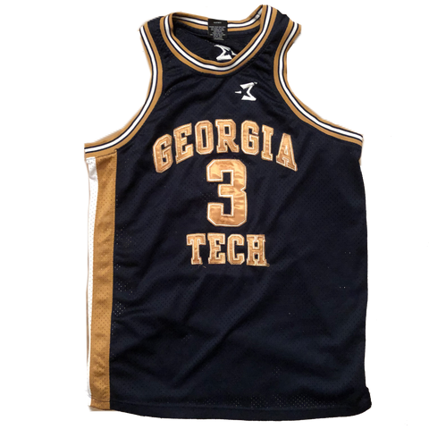 Vintage Georgia Tech Stephon Marbury Jersey Navy Size Medium - Beyond 94