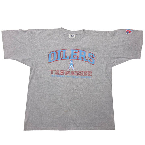 1997 Tennessee Oilers Shirt Grey Size XX-Large - Beyond 94