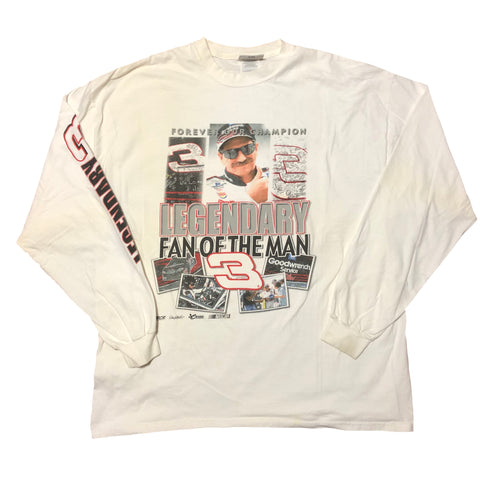 Dale Earnhardt Nascar Shirt White XX-Large - Beyond 94