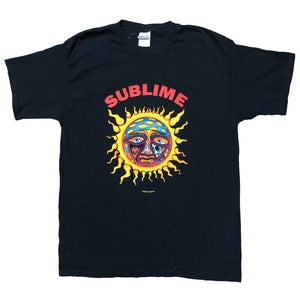 2002 Sublime Sun Face Shirt Black Size Large - Beyond 94