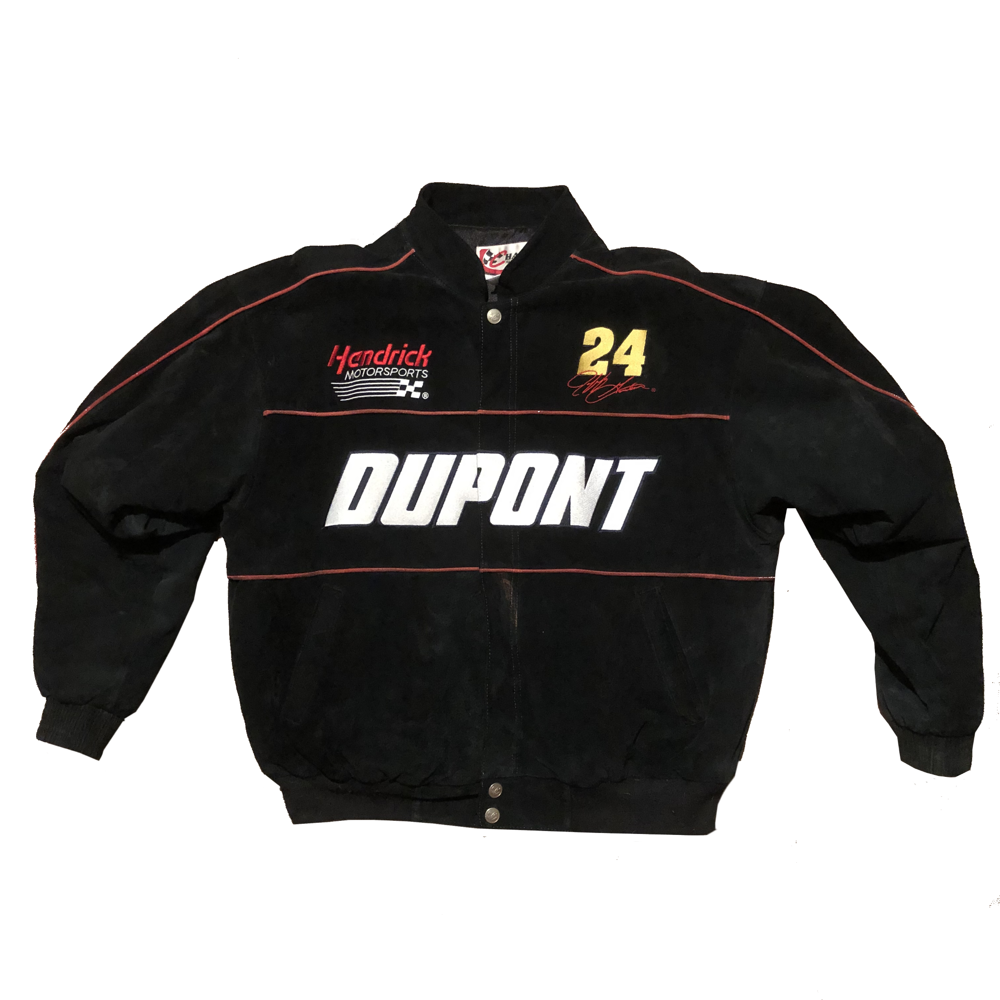 Vintage Jeff Gordon Nascar Dupont Racing Jacket Black Size X-Large - Beyond 94