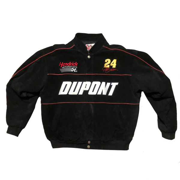 Vintage Jeff Gordon Nascar Dupont Racing Jacket Black Size X-Large - Beyond 94