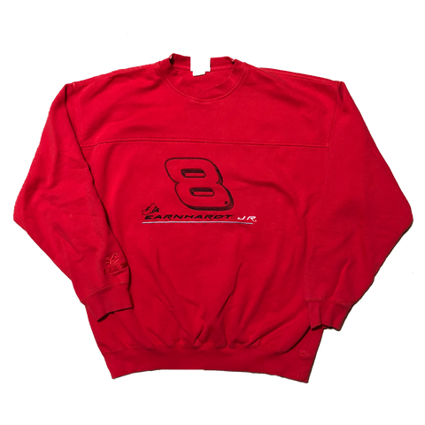 Vintage Dale Earnhardt Jr. Sweatshirt Red Size X-Large - Beyond 94