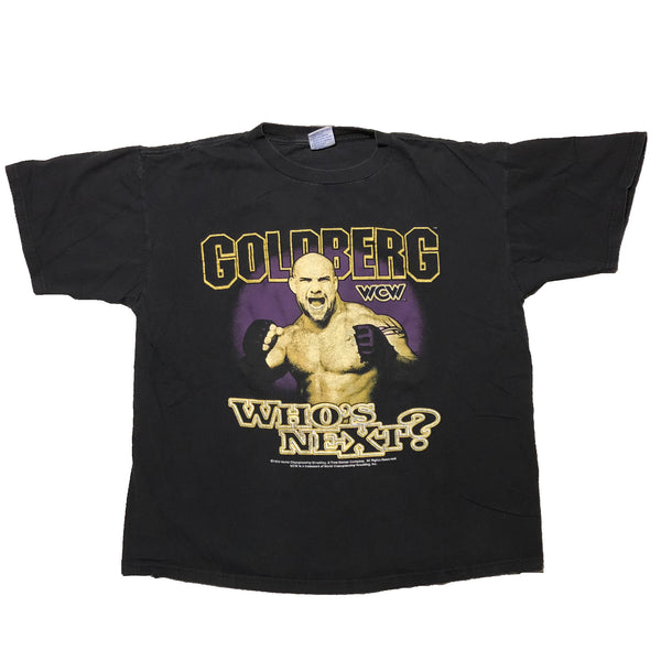 1998 WCW Goldberg Who's Next Shirt Black Size X-Large - Beyond 94