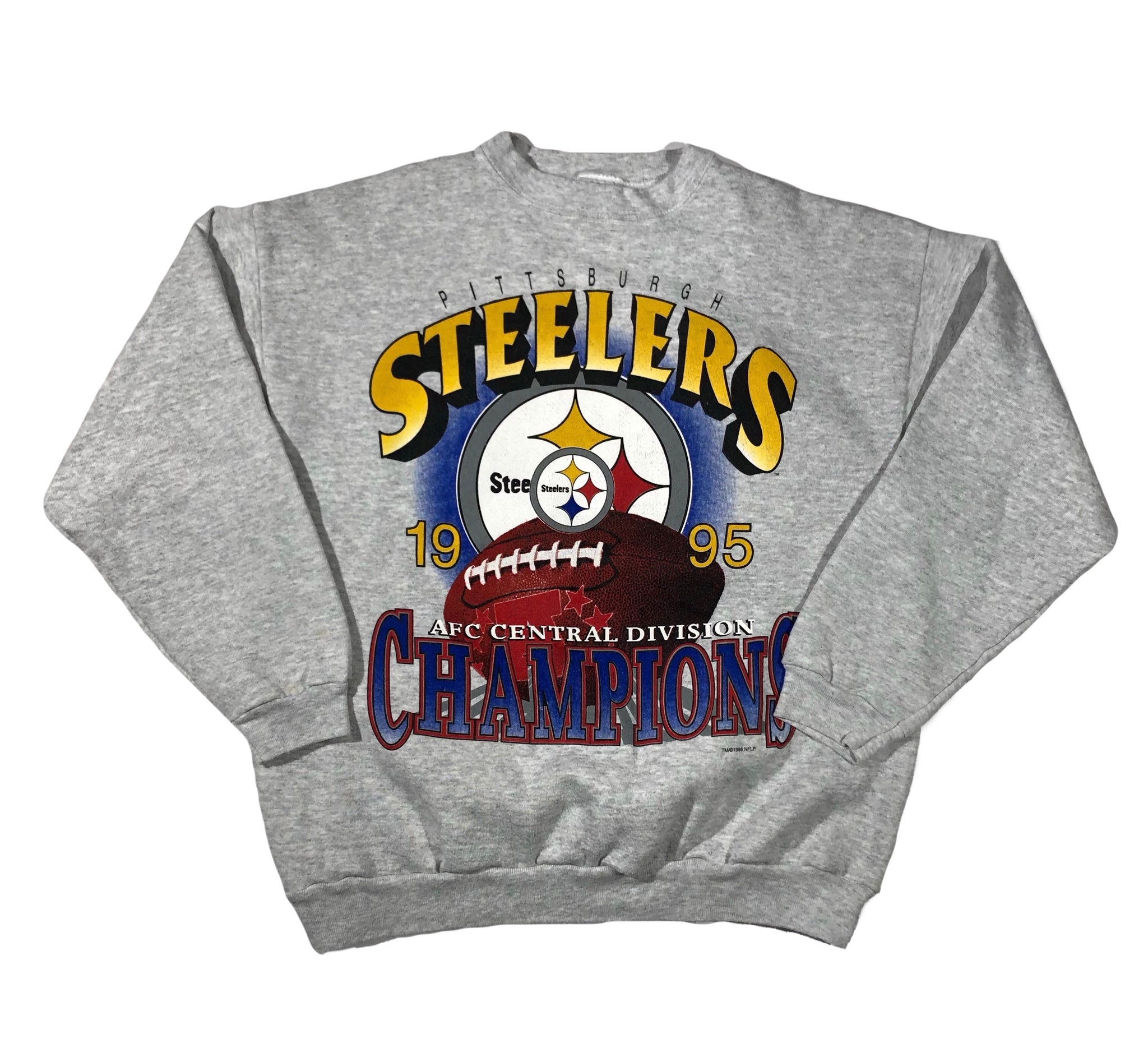 Vintage 1995 Pittsburgh Steelers AFC Central Champions Sweatshirt | Beyond 94