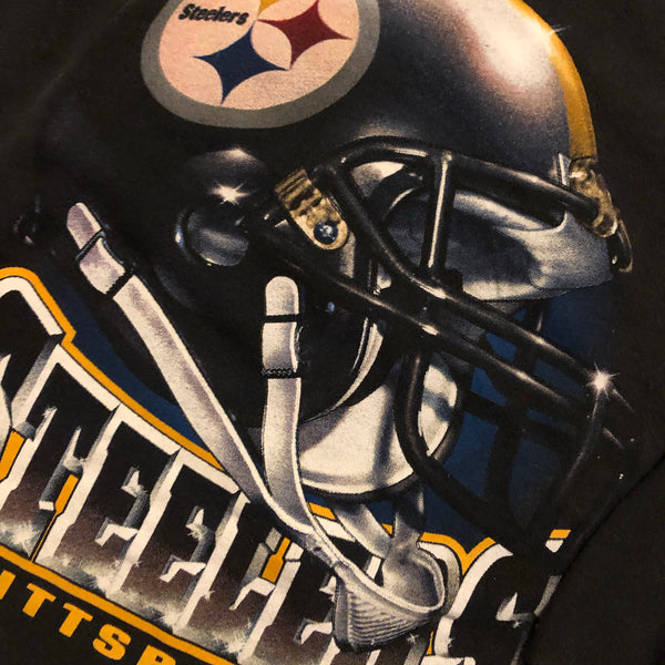 1997 Pittsburgh Steelers Big Helmet Sweatshirt Size XX-Large