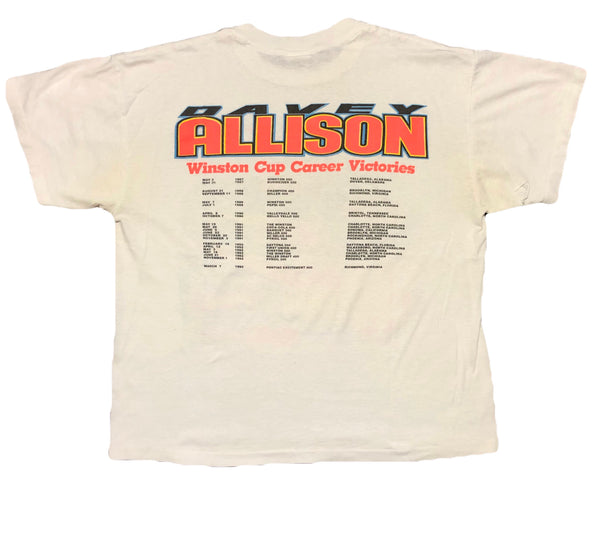 1993 Single Stitch Davey Allison In Memory Shirt Size Large - Beyond 94