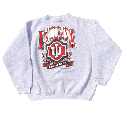 1996 Indiana University Hoosiers Sweatshirt Grey Size X-Large - Beyond 94