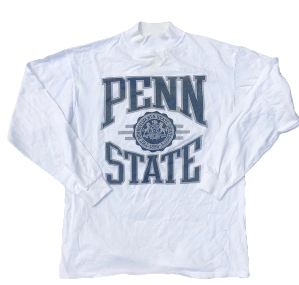 Vintage 90s Penn State L/s Shirt White Size Large - Beyond 94